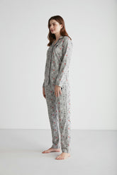 U.S. Polo Women Button Up Pajama Set